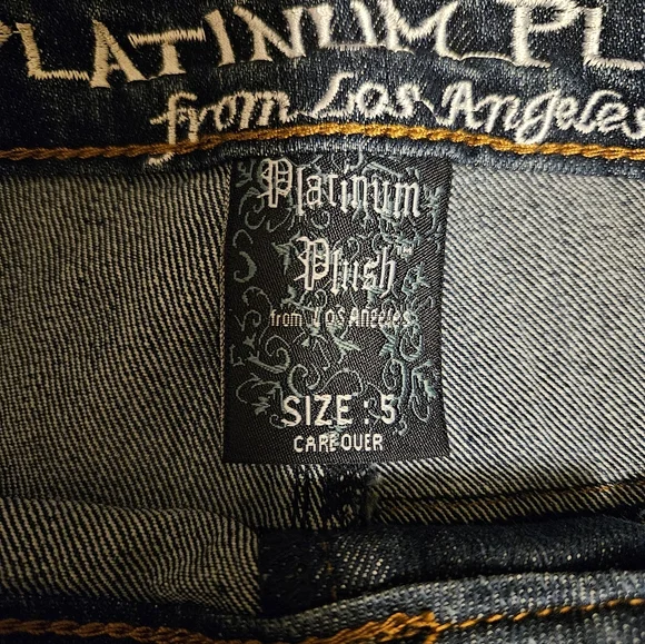 Platinum Plush slit front jeans - Picture 9 of 13